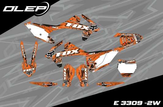 E 3309 -2W oranžová (FOX)